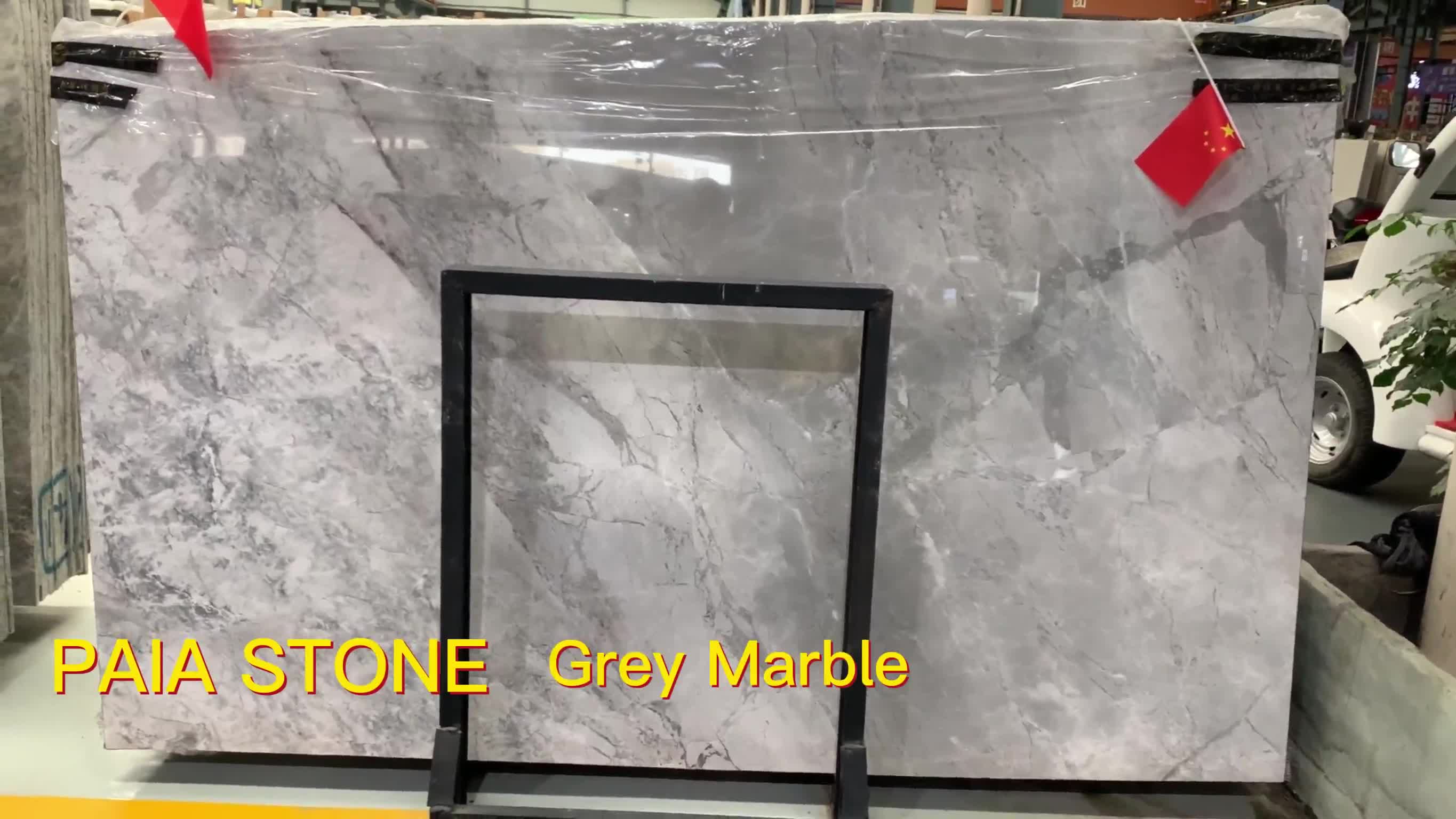 Building Materials Grey Marble Slabs For Interior Design