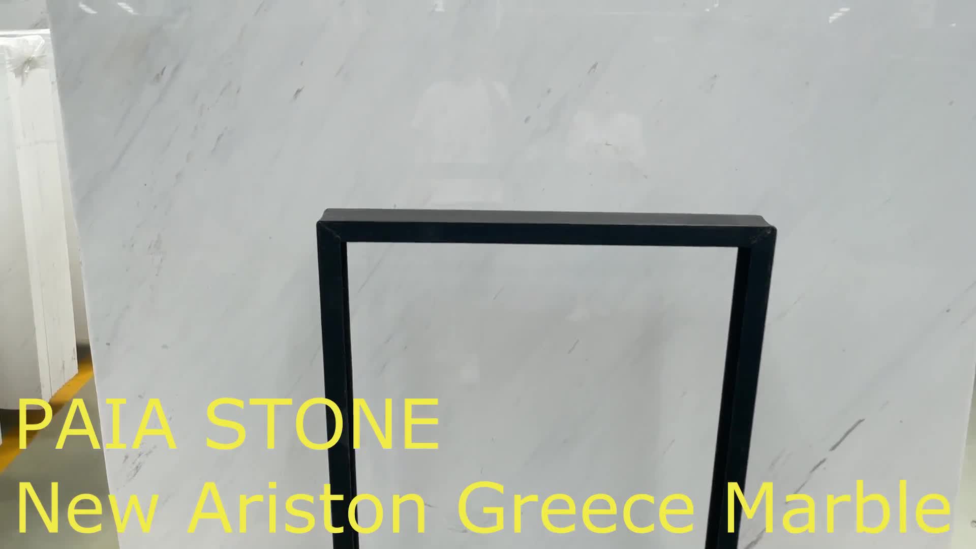 Customized Polished New Ariston White Marble Slabs Tiles