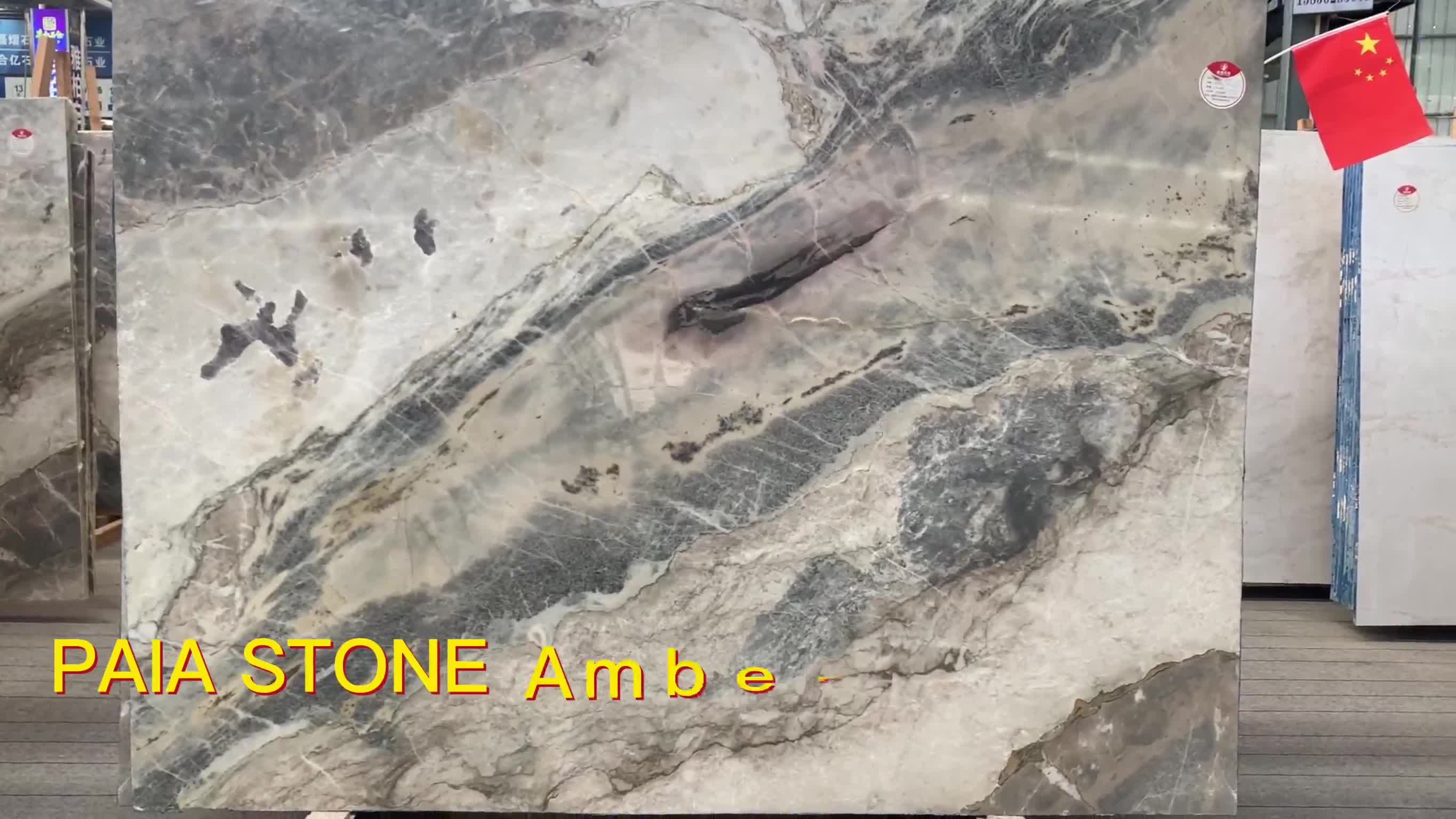 Good Price Amber Grey Gold Marble Slabs Wall Floor Tiles