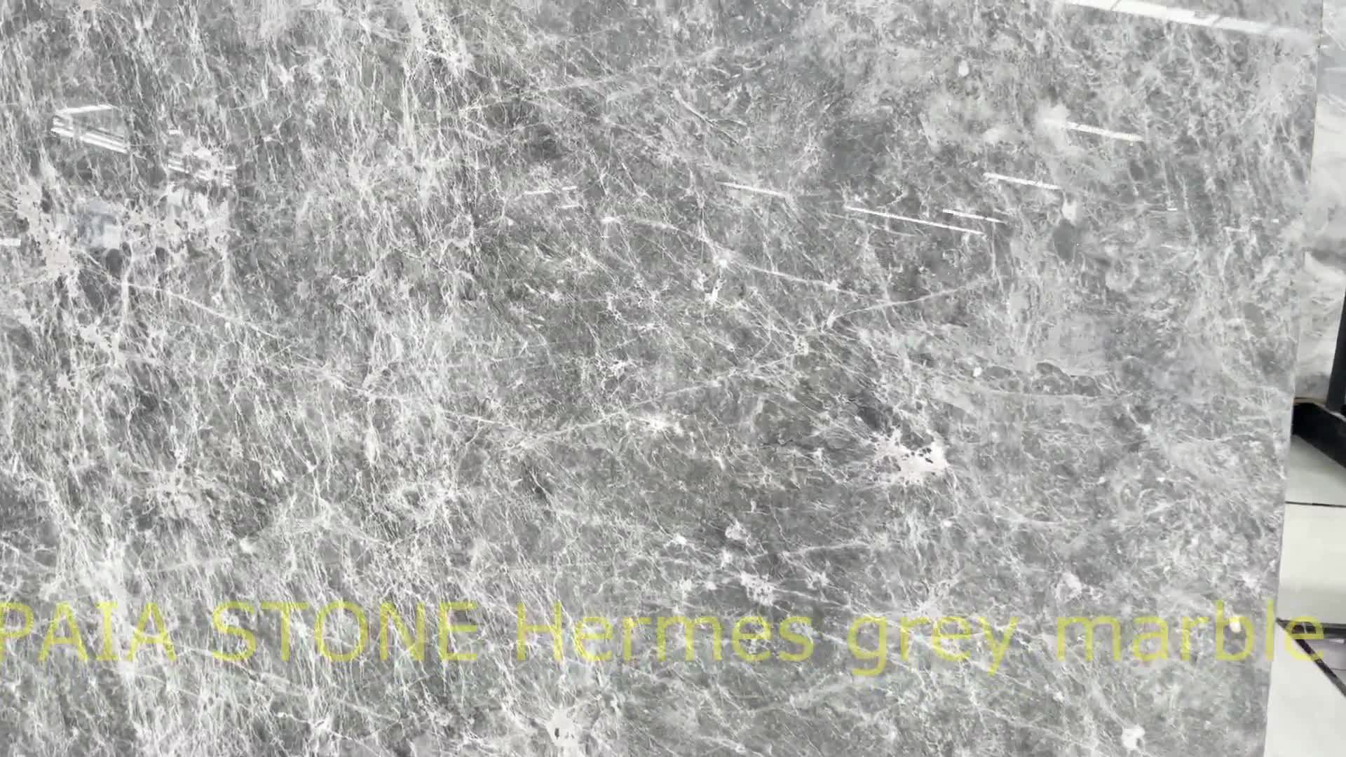 High Quality Hermes Grey Marble Slabs Tiles For Wall Floor