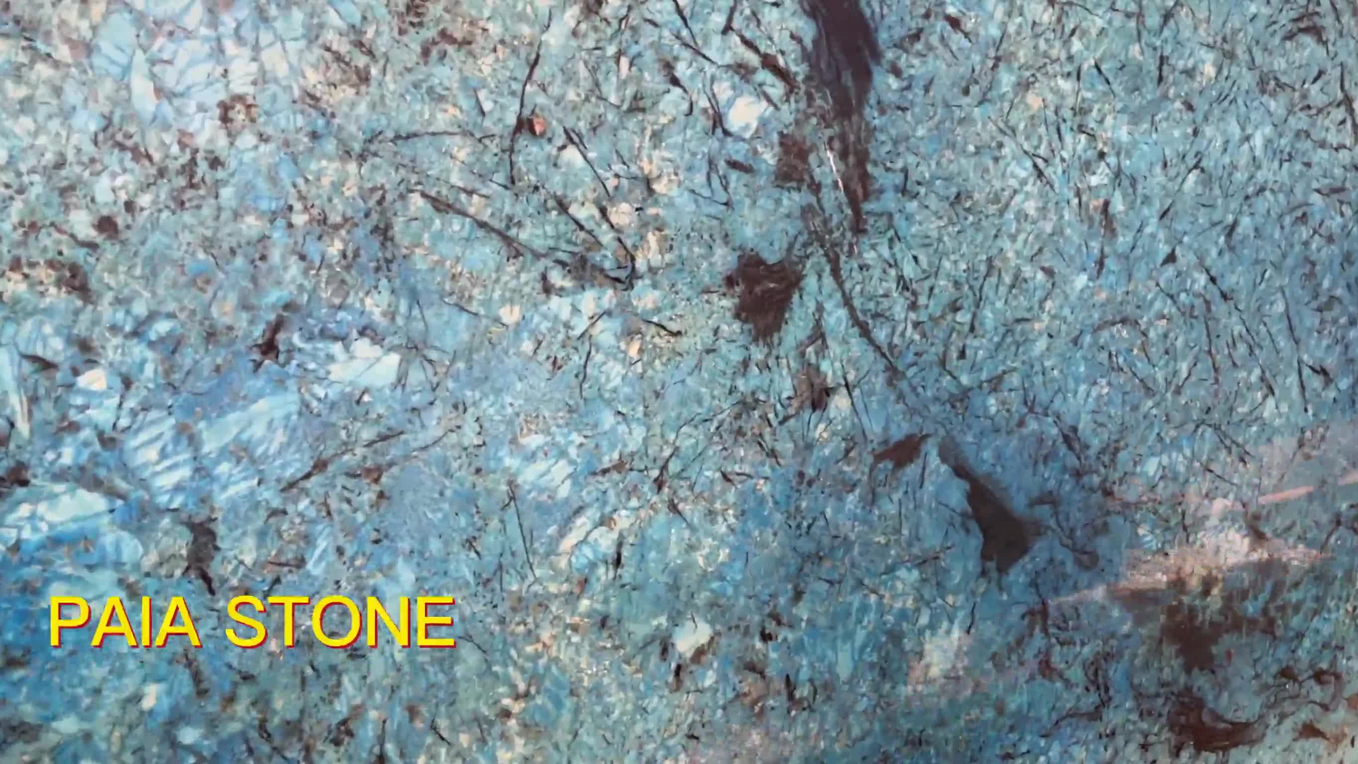 Luxury Brazil Granite Blue Fantasy For TV Wall Design