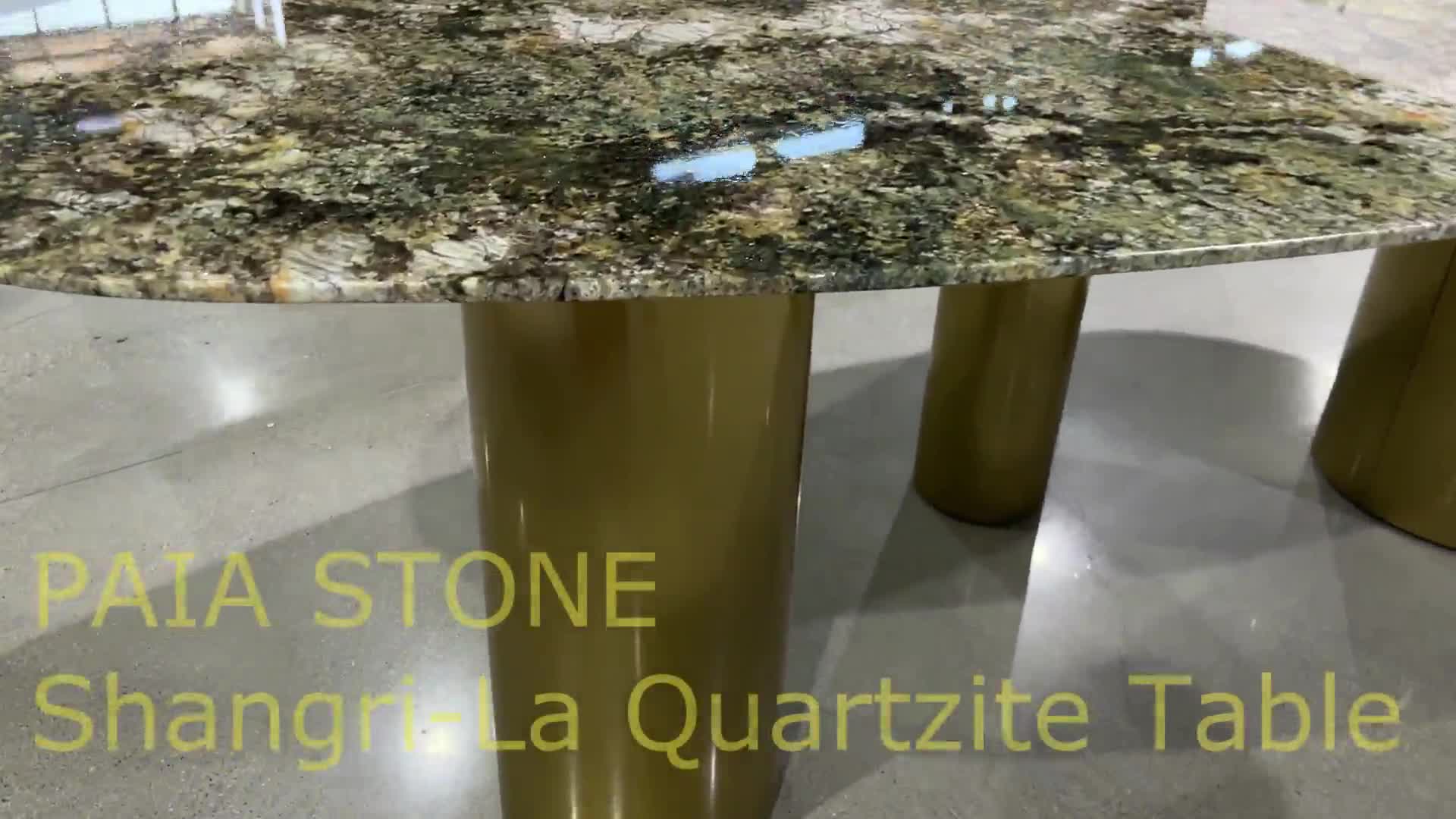 Luxury Shangri-La Granite Dining Table For Home Furniture