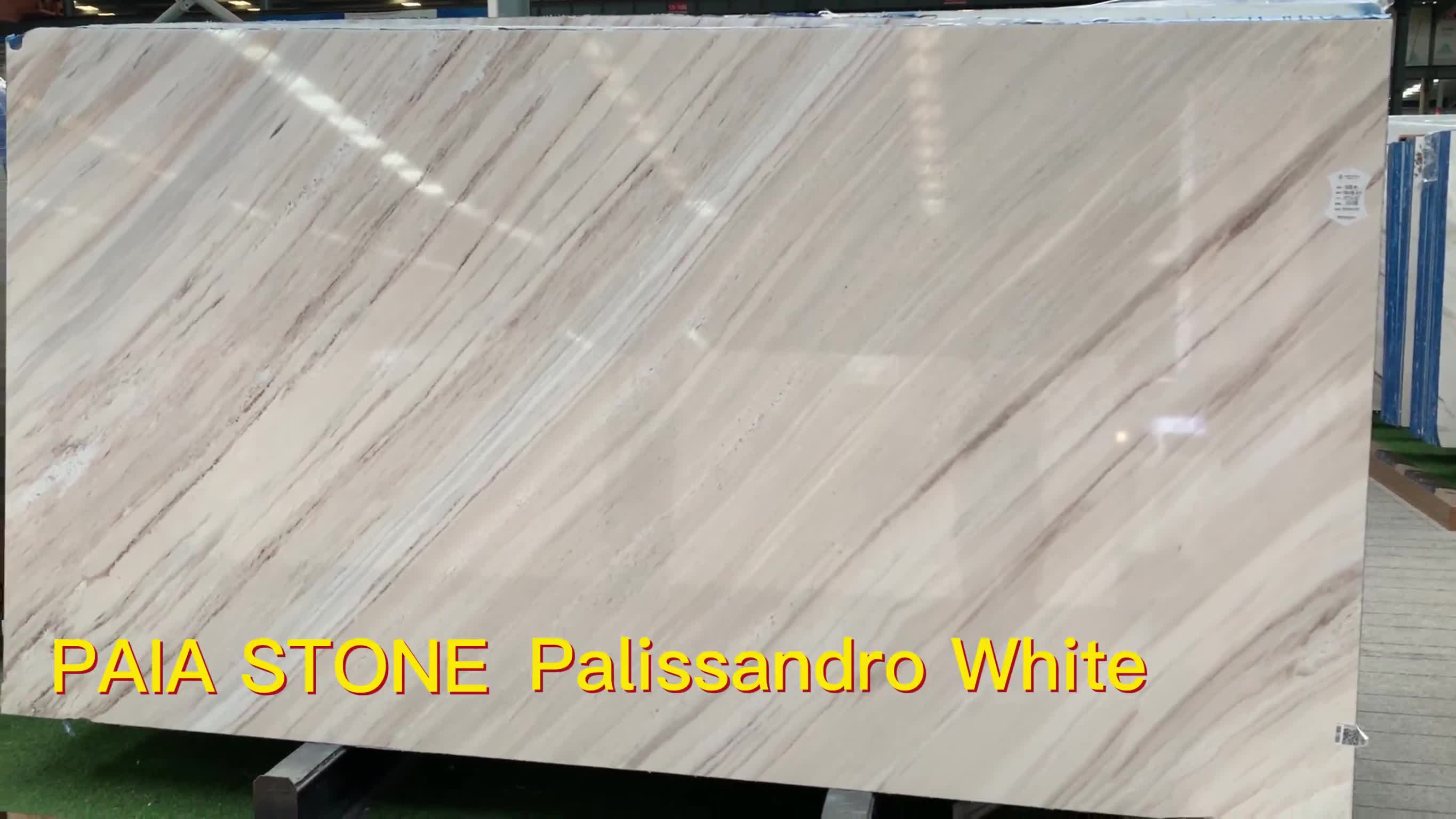 Polished Palissandro White  Marble For Bathroom Design