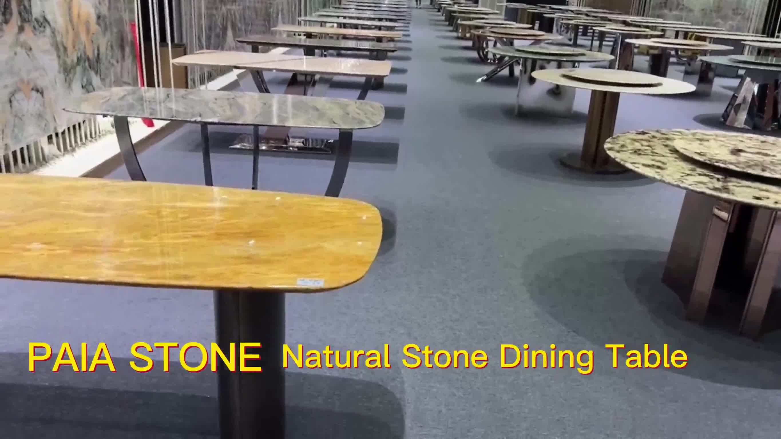 Valley Orchid Quartzite Round Dining Table Home Furniture