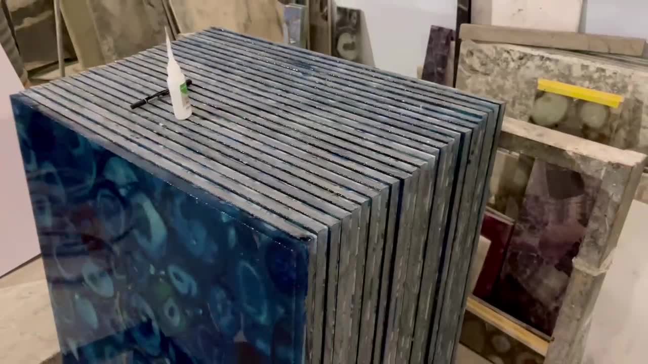 Blue Agate Slab