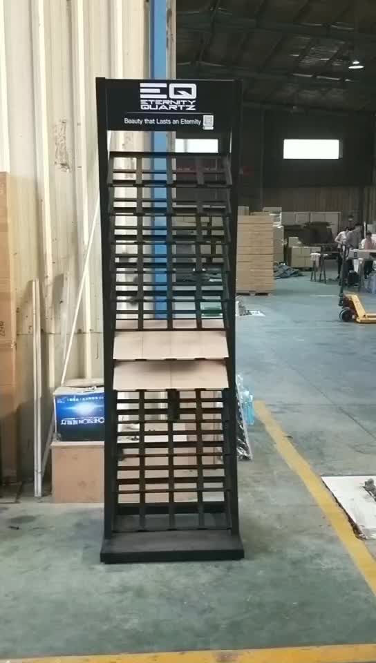 Custom Ceramic Stone Sample Metal Display Racks SRL041