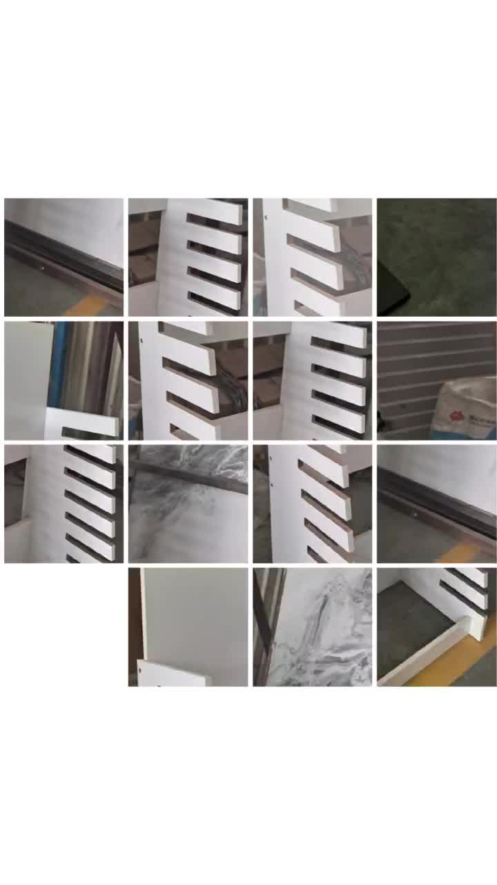 MDF Tile Sample Display Shelves