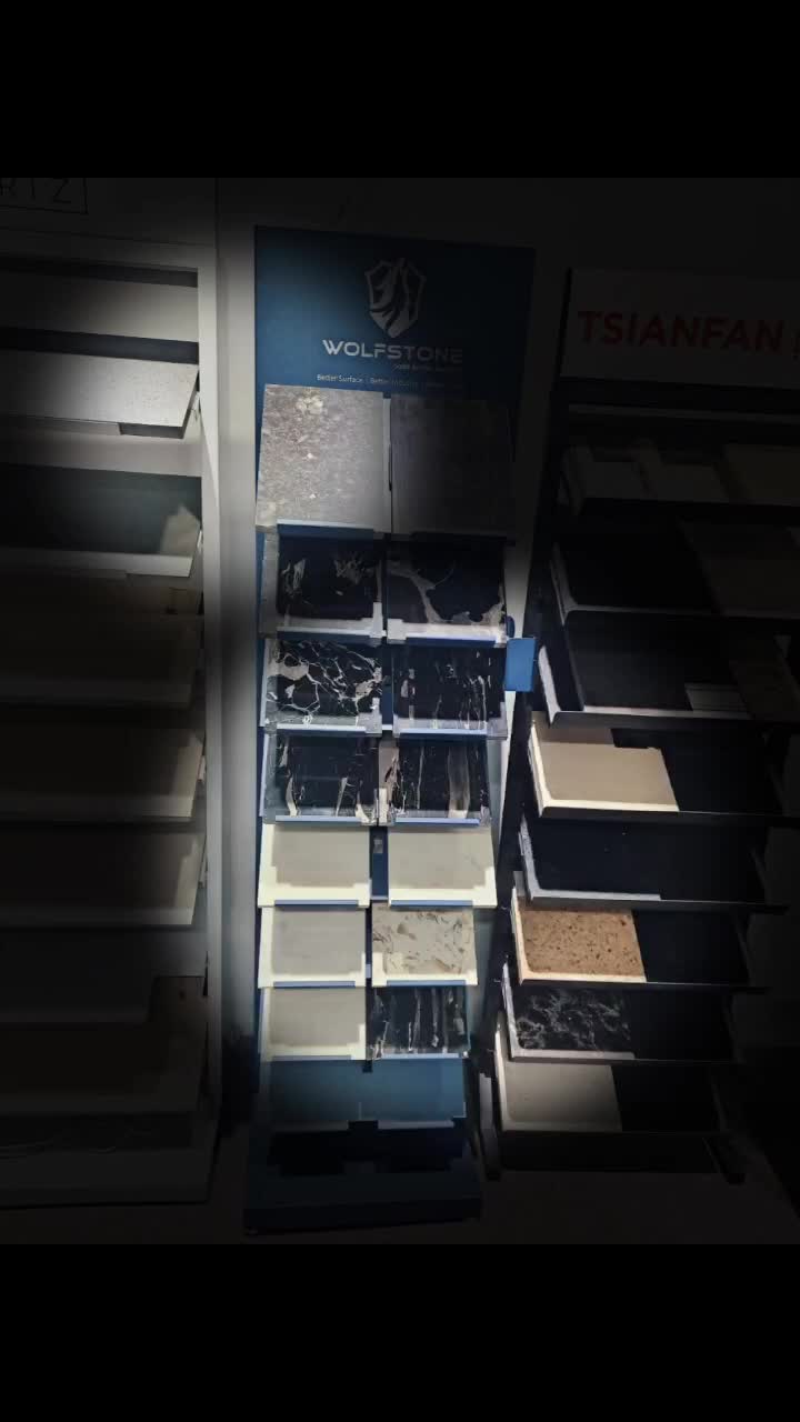 Stone Tile Display Stand Racks For Sample Size 200X300mm