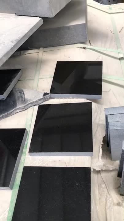 China Black Granite Stairs Price