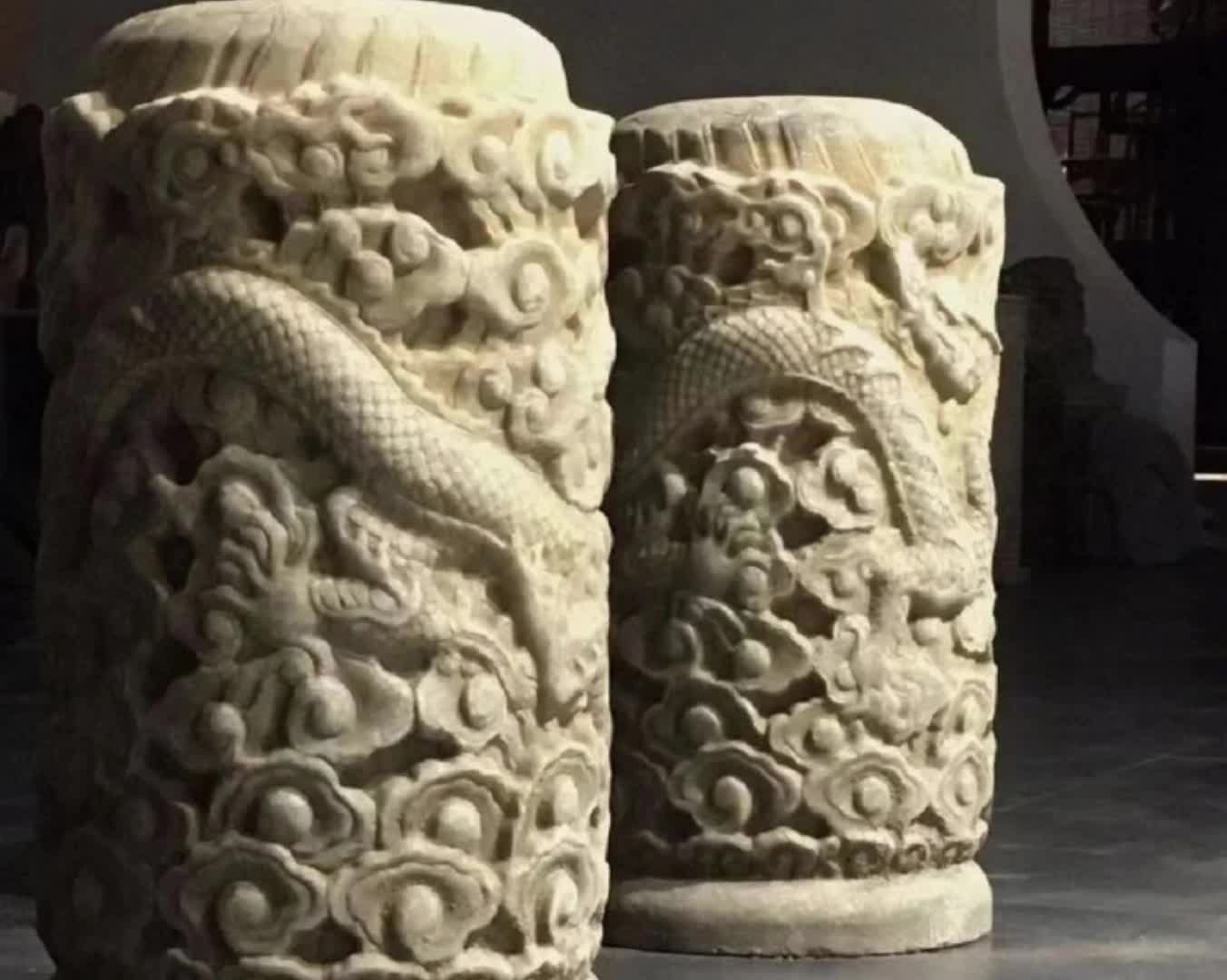 Building Porch Stone Columns Large Natural Stone Columns