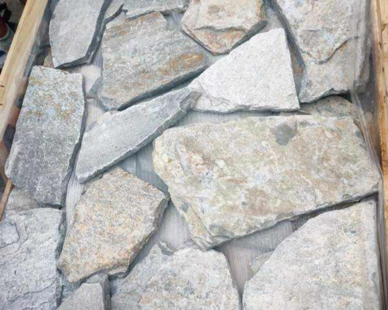 Light Grey Slate Castle Stone Cladding Exterior Wall Panel