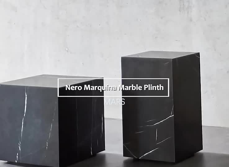 Factory Direct Sale Nero Marquina Marble Console Table