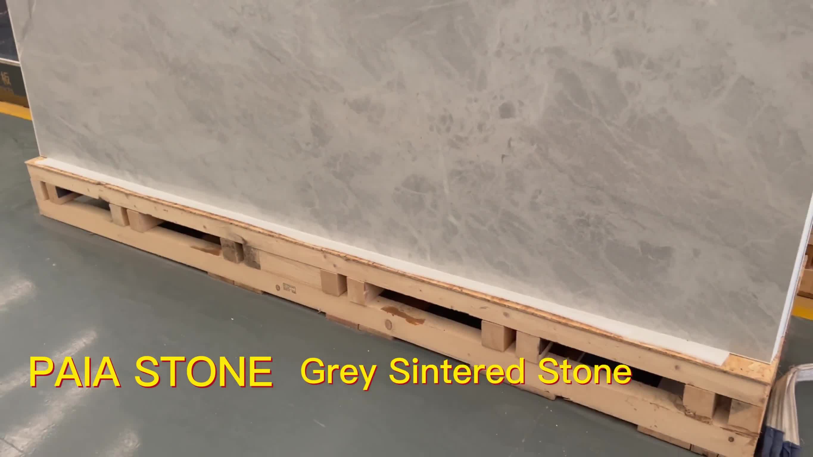 Grey Marble Look Sintered Stone Slabs & Tiles For Home Decor