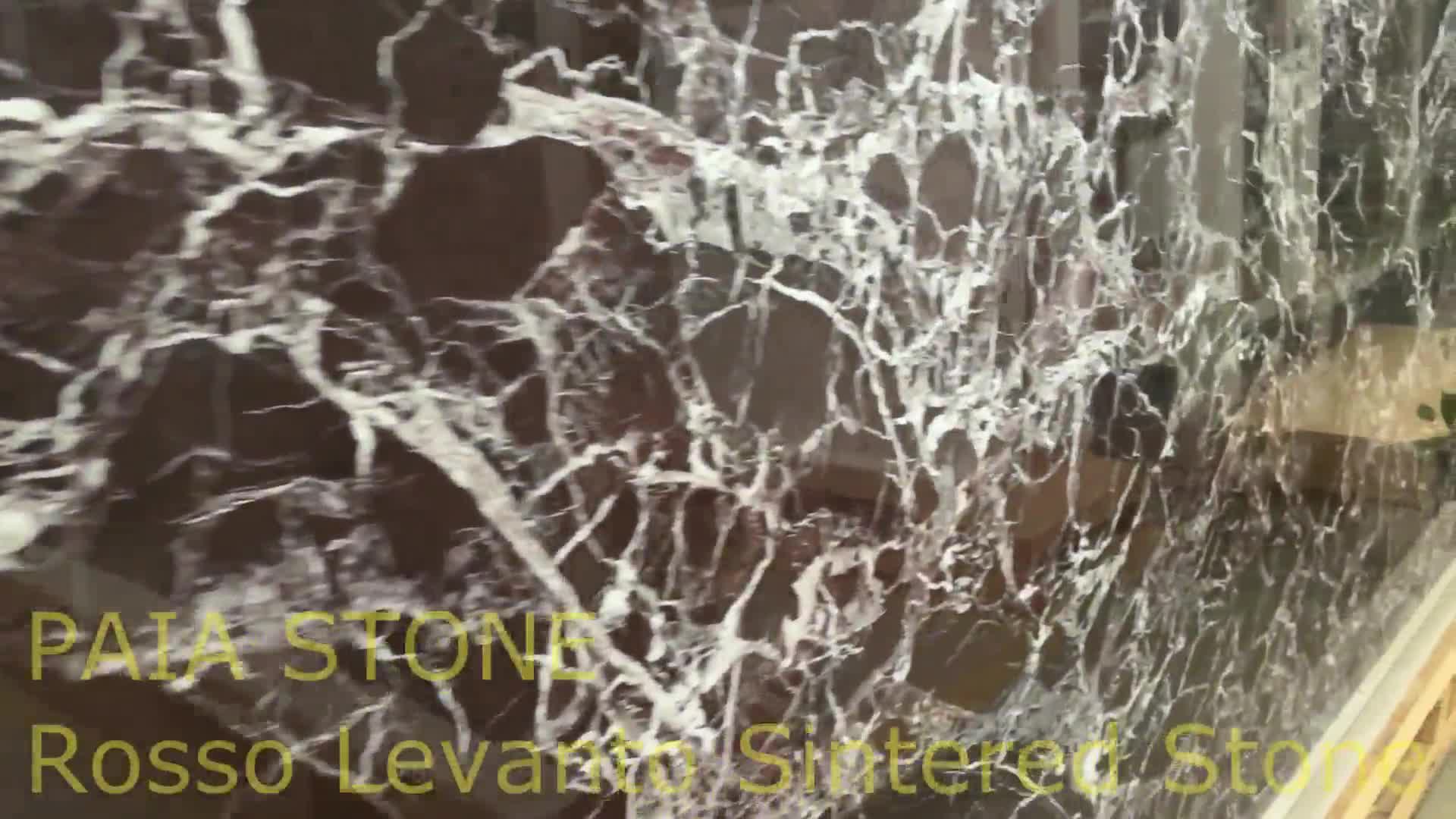 Hot Sale Polished Rosso Levanto Sintered Stone Floor Wall