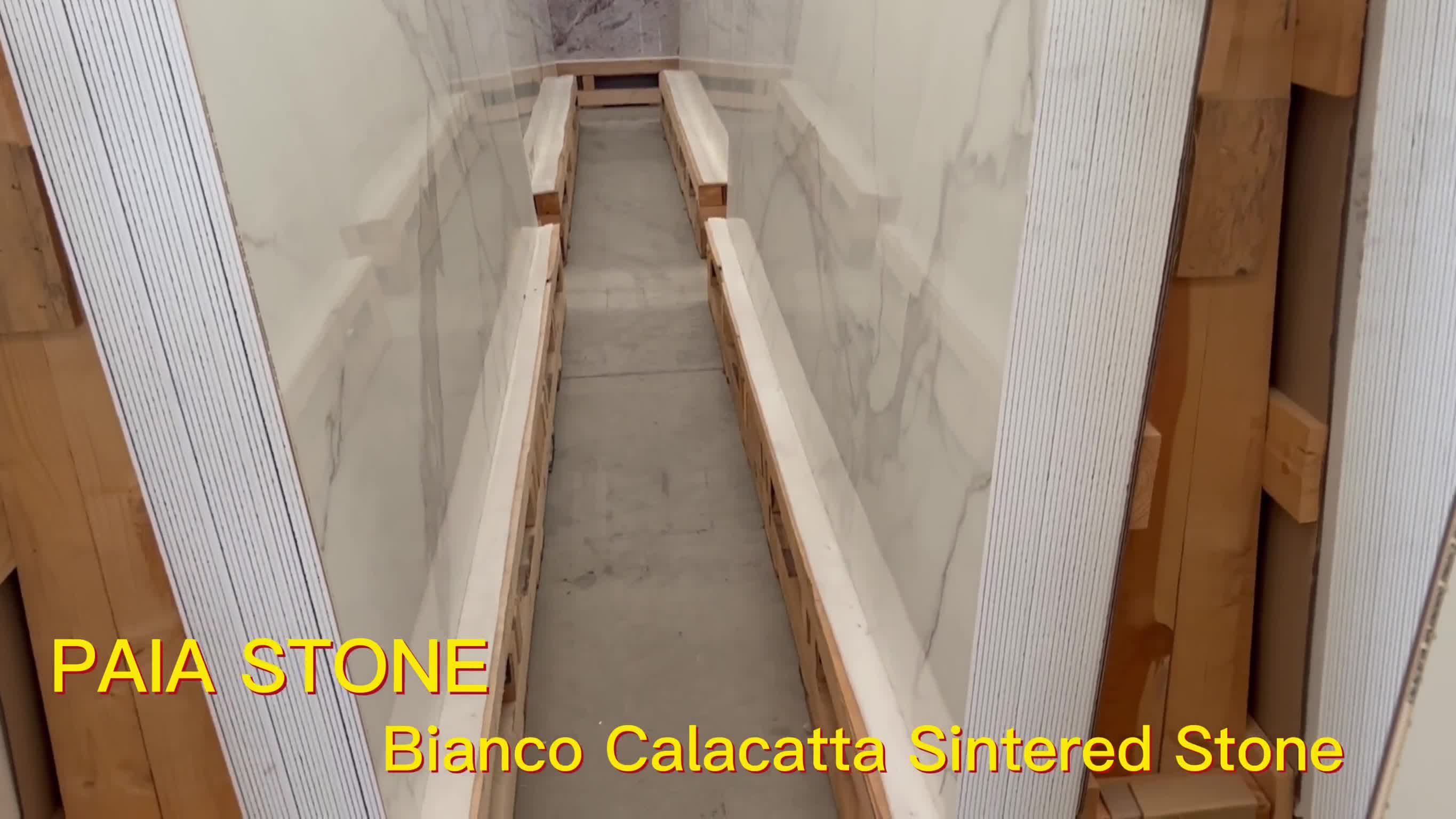 Sintered Calacatta White Stone Slabs And Tiles