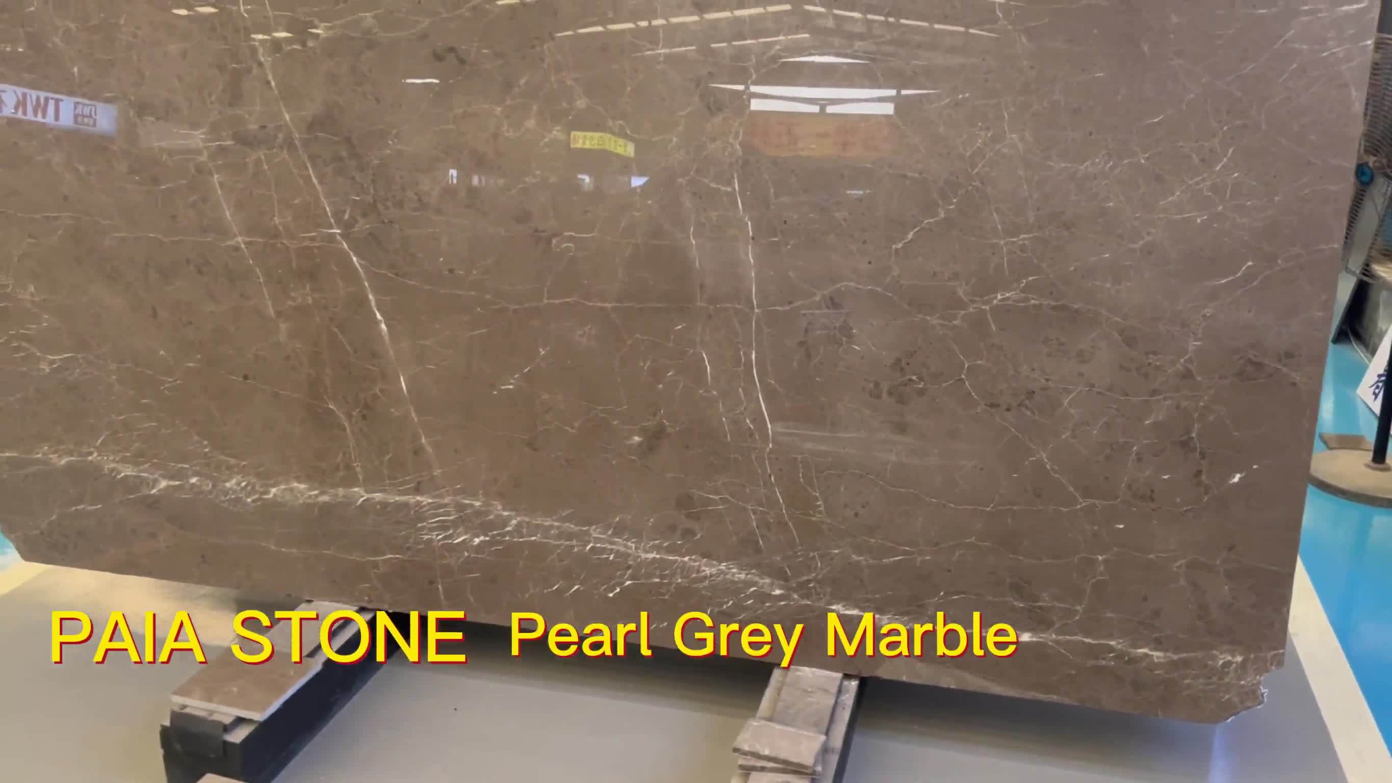 Cut To Size Pearl Grey Marble Tiles For Bathroom Wall Floor