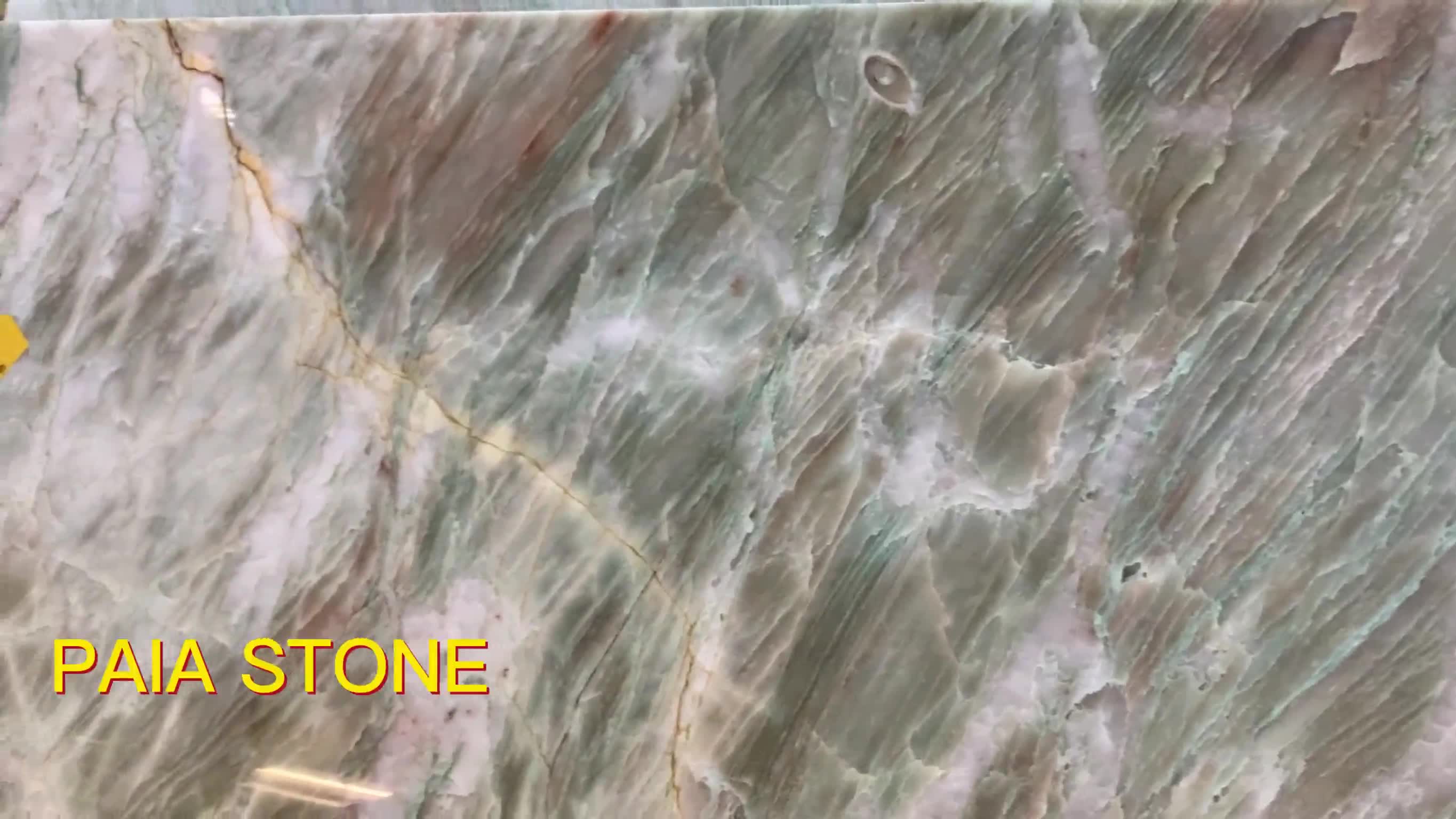 Green Natural Stone Cristallo Alexandrita Quartzite Slabs