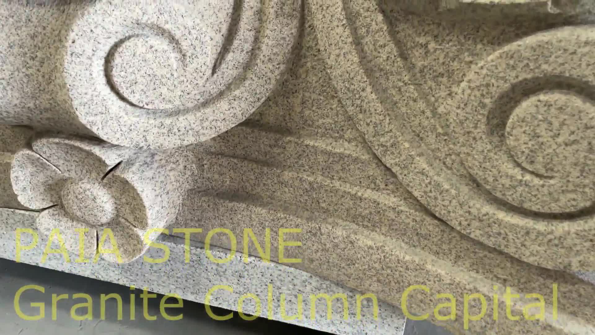 High Quality New Design Granite Column Capital For Building