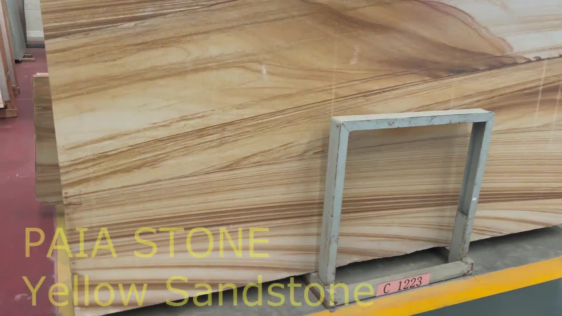 Hot Sale Yellow Sandstone Slabs For Exterior Wall Cladding