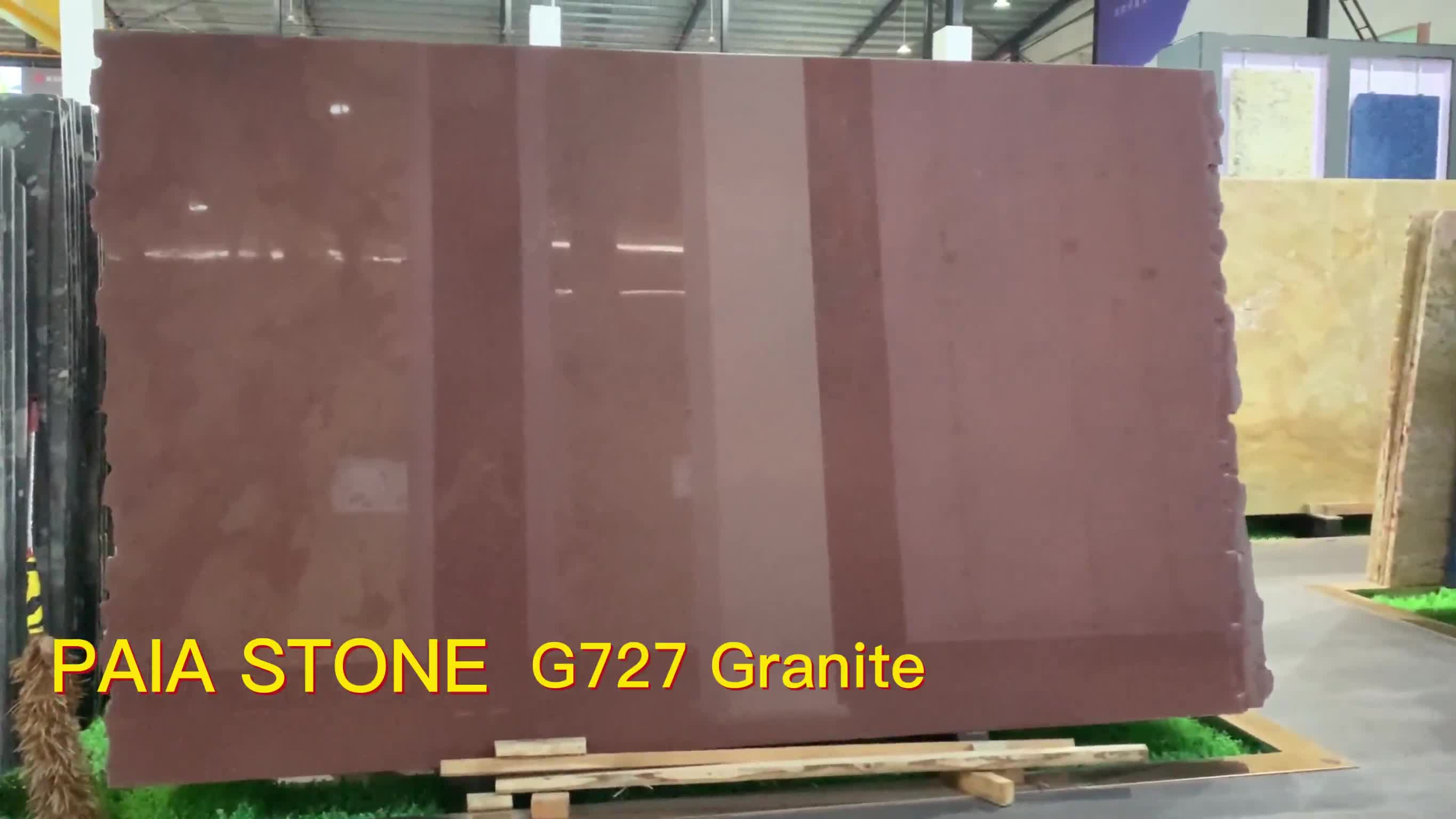 Polished G727 Granite Slabs Wall Covering And Flooring Tiles