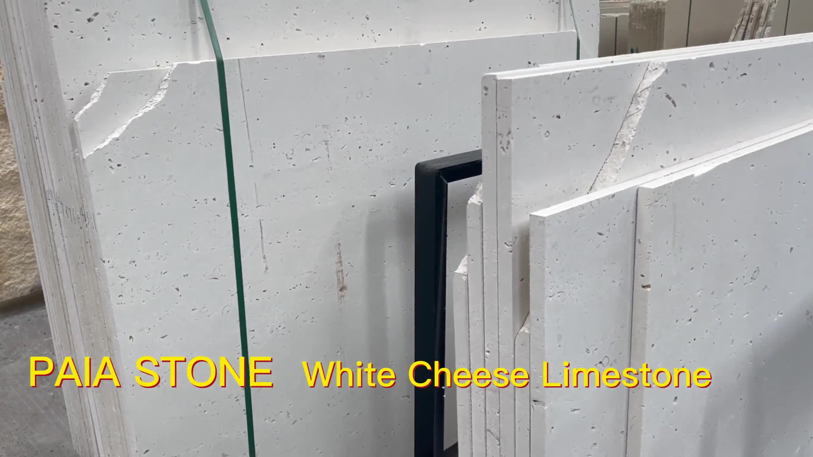 White Cheese Fontbelle Limestone Slab & Tile Wall Cladding