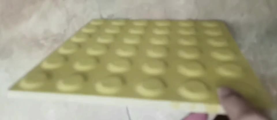 Fullbody Porcelain Tactile Paving Set Truncated Domes Bars