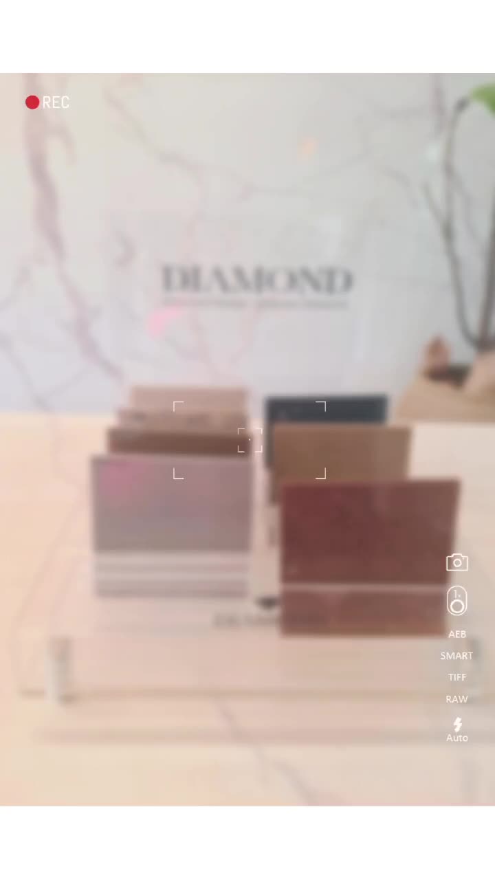 Acrylic Stone Sample Table Display Stands