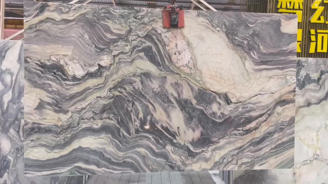 Brazil Cobalt Blue Quartzite Slab Tile In China Stone Market