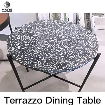 New China Factory Cement Terrazzo Table Top