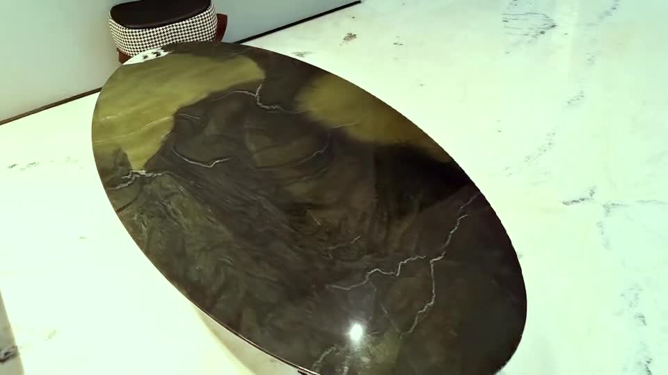 Avocatus Green Quartzite Living Rome Teapoy Restaurant Cafe Table Tops
