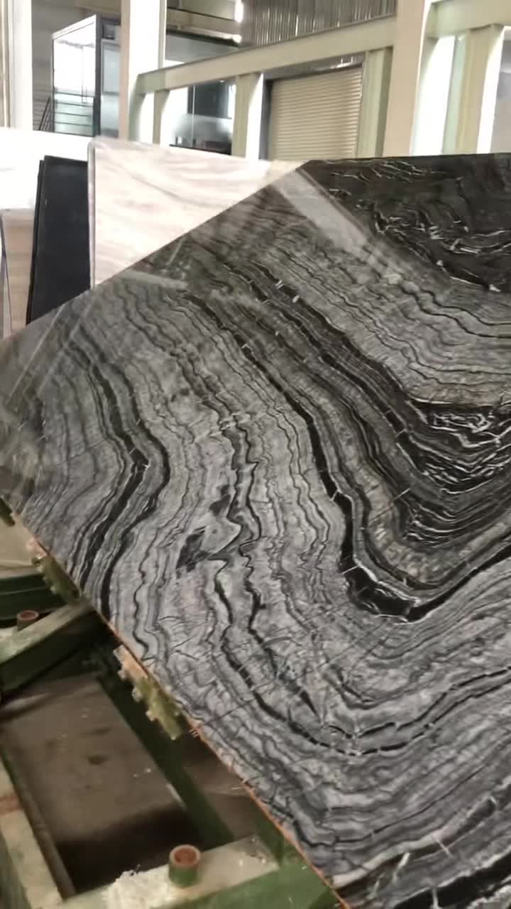 M711 Ancient Wood Grain Marble Slabs China Quarry Supply