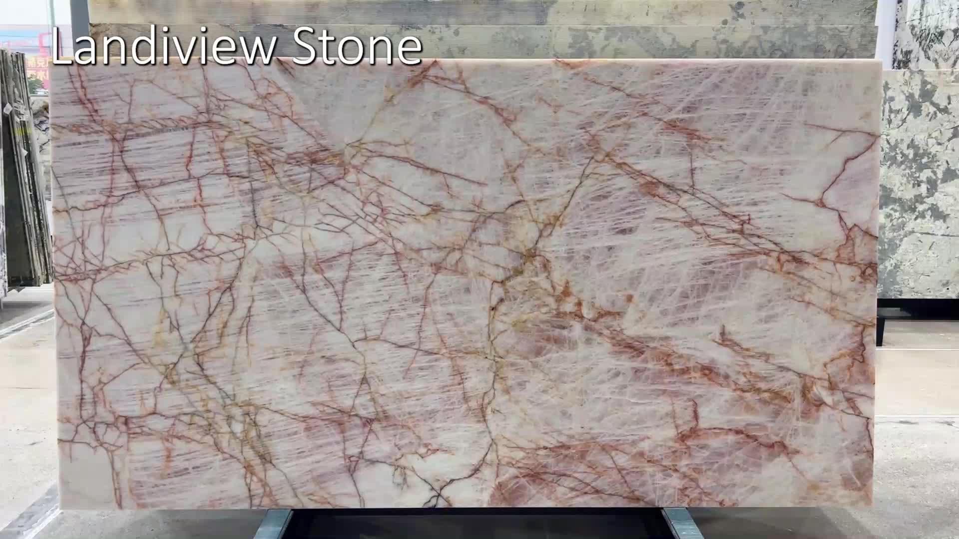 Brazil Quartzo Rosa Quartzite Tiles Slabs