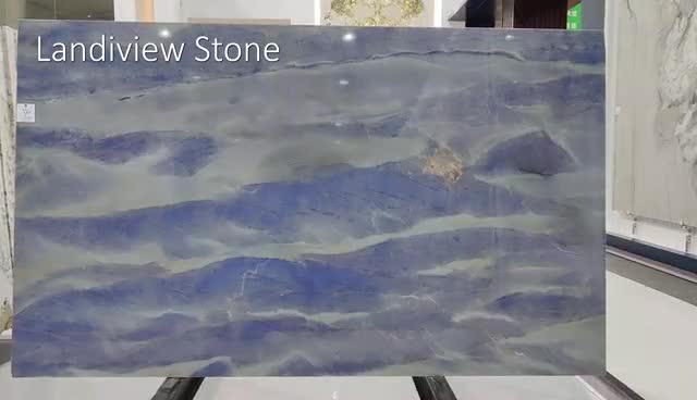 Tropical Blue Quartzite Restaurant Kitchen Tops