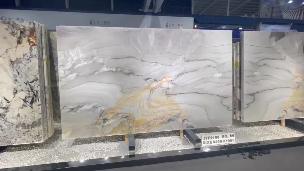 Fusion Gold Quartzite Slab 300*169*1.8 Cm