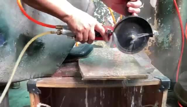 Wet Air Stone Grinder For Grinding Polishing Stone Pneumatic Grinder