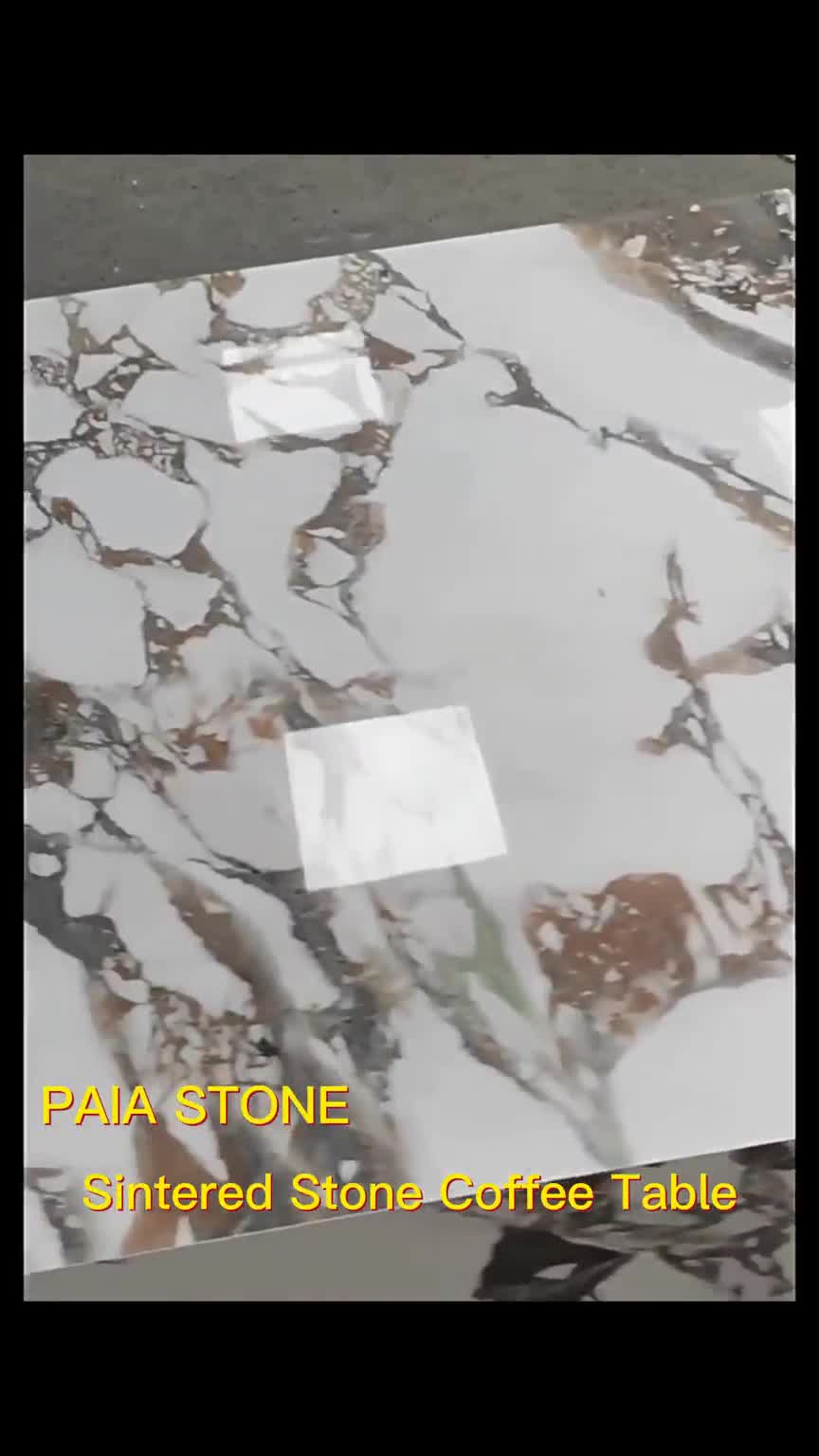 Sintered Stone Coffee Table Set Side Table Villa Home Design
