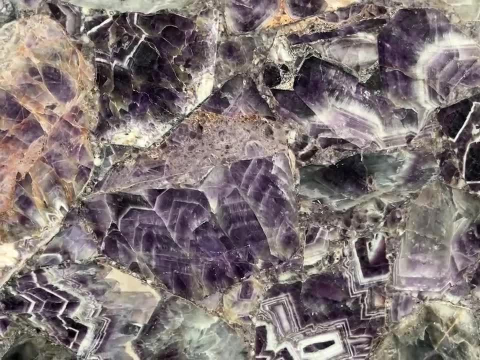 Purple  Fluorite Stone,Gemstone Slab