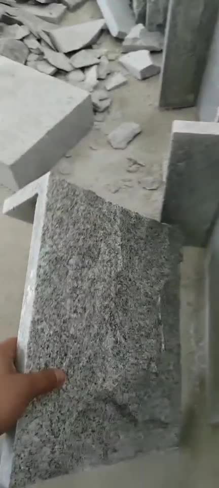 Granite Mushroomed Stone Cladding Exterior Garden Wall Tiles