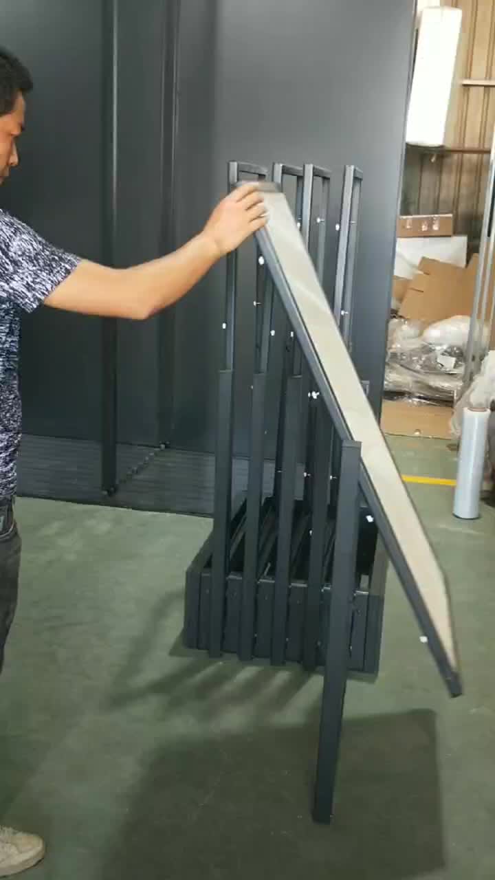Large Slab Slide Rotating Display Stand Racks For 10 Panels