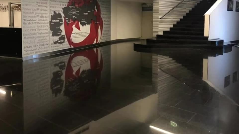 China Absolute Black Granite Slabs