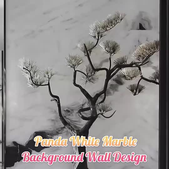 Panda White Marble Slabs