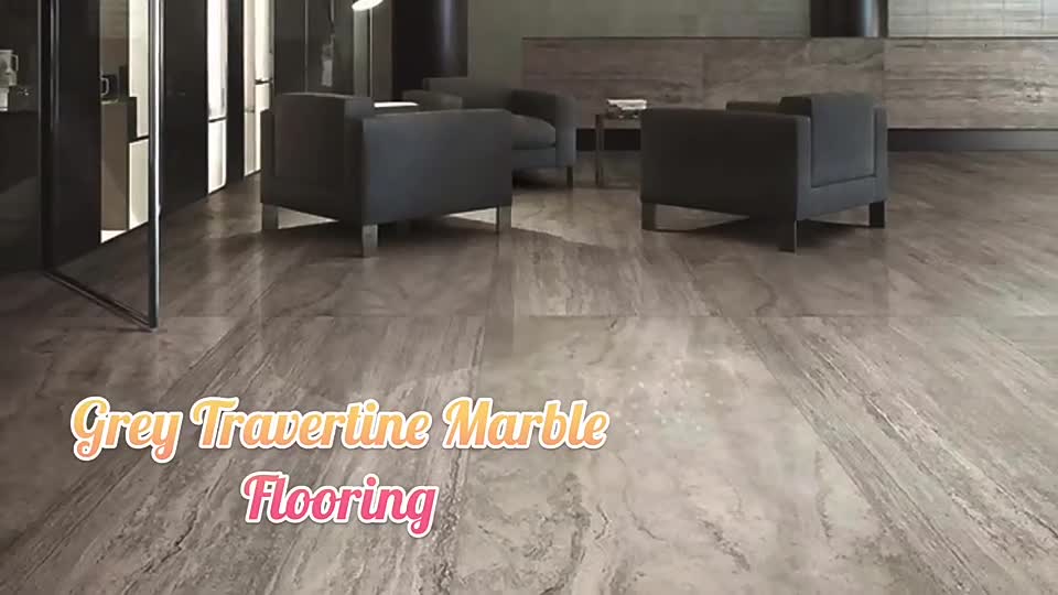 Polished China Natural Grey Marble Slabs