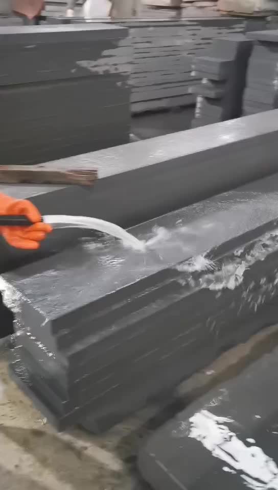 Sichuan Black Sandstone Flamed New York Sandstone Wall Caps