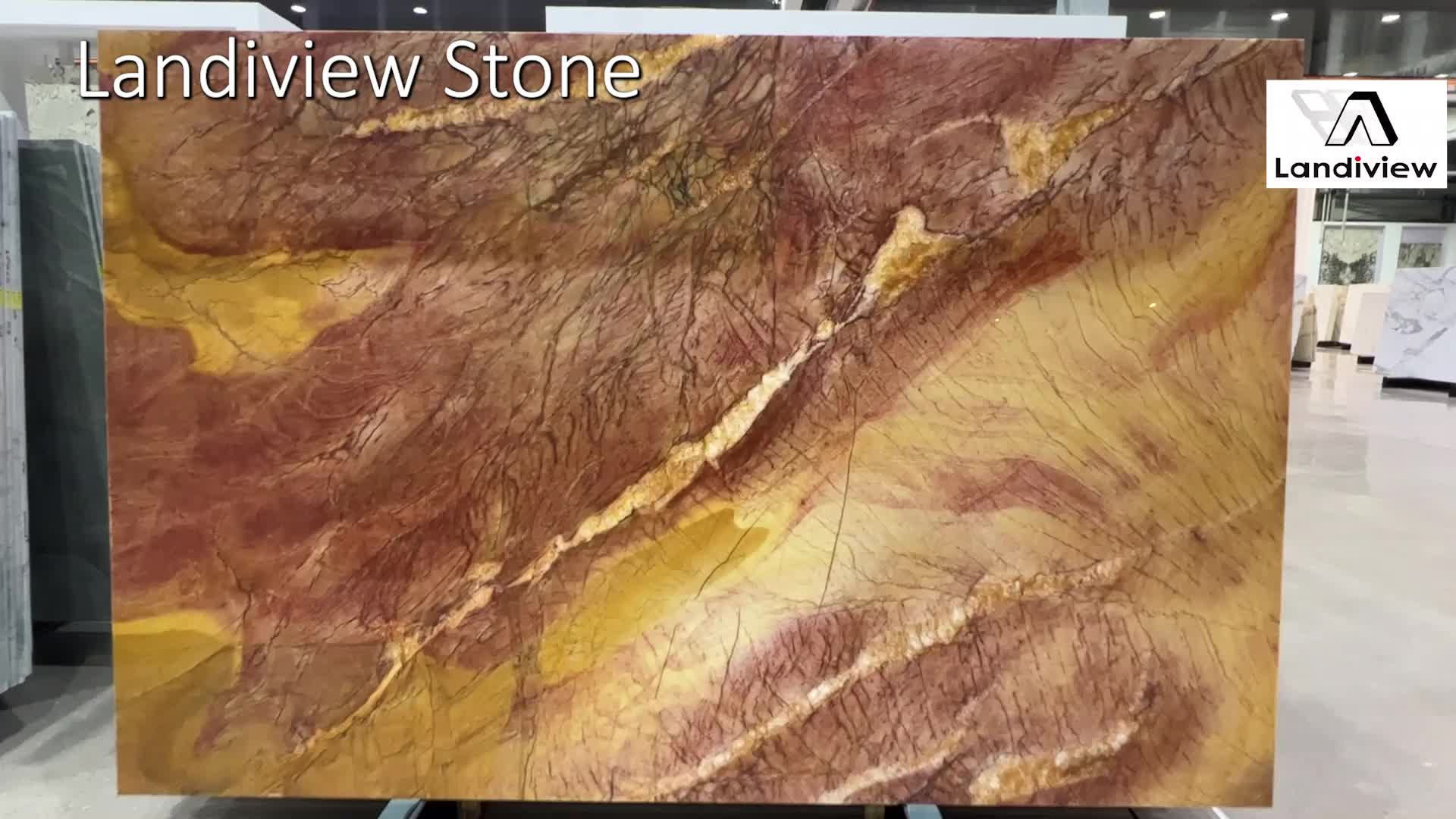 Carpaccio Rose Quartzite Slabs Kitchen Tiles