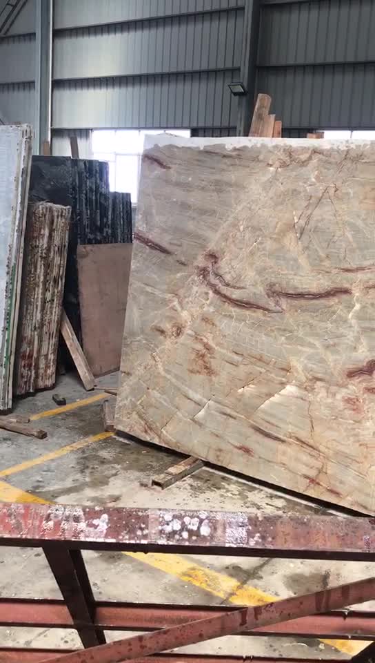Brazil Nacarado Quartzite Van Gogh Crema Onicciato Aurora