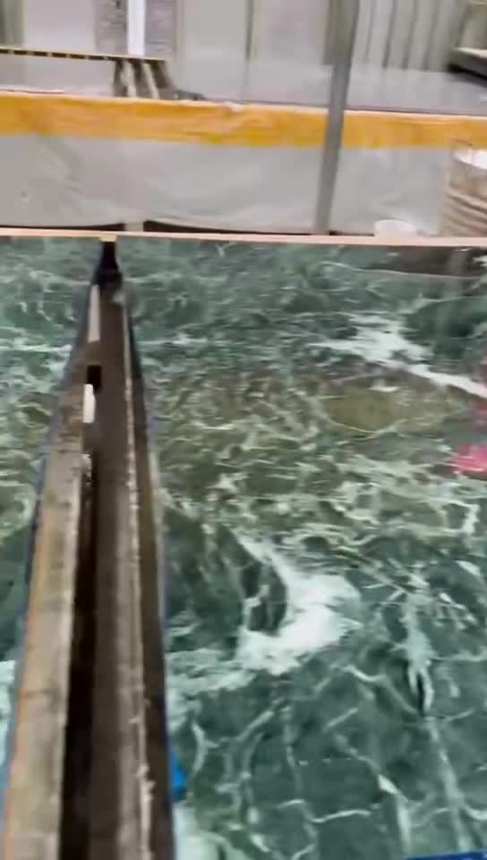 Italy Prada Green Marble Big Slabs Polished For Interior Use