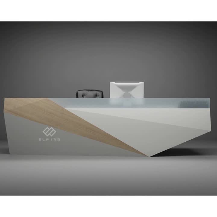 New Design Solid Surface Medical Office Reception Desk