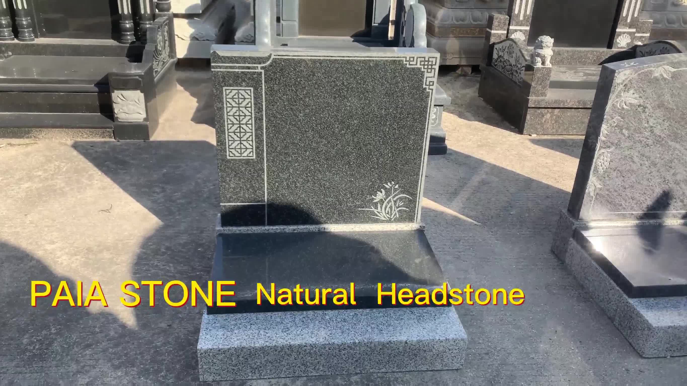 Maoshan Black Granite Monument/Tombstone/Gravestone Design
