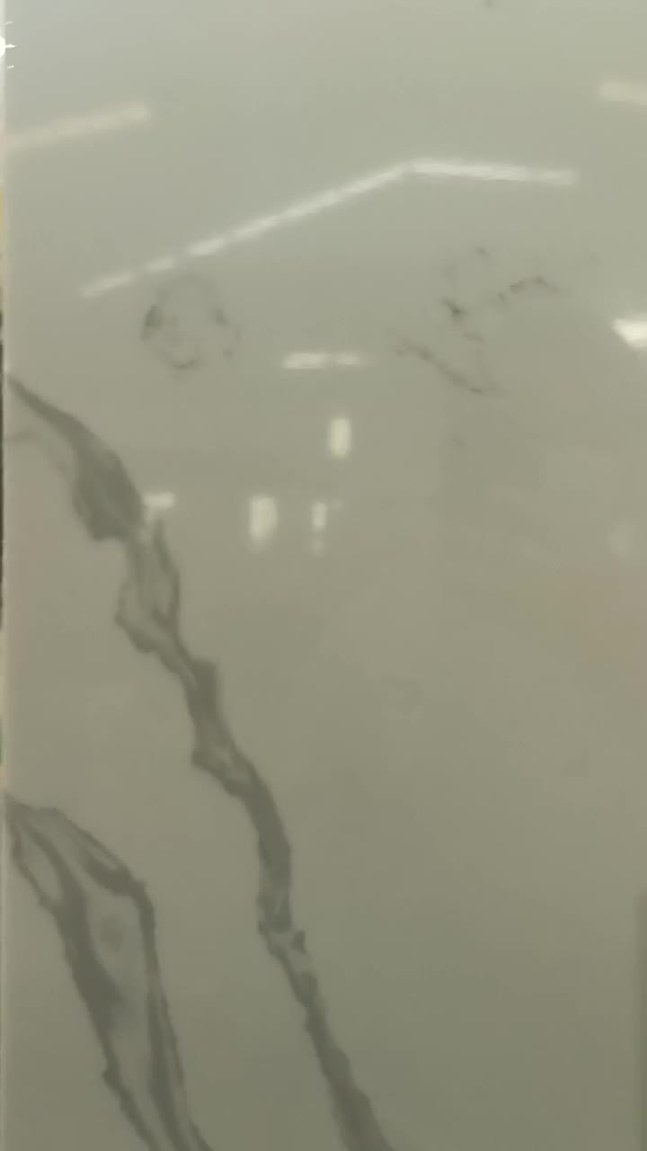 Absolute Black Quartz Stone Polished Slabs
