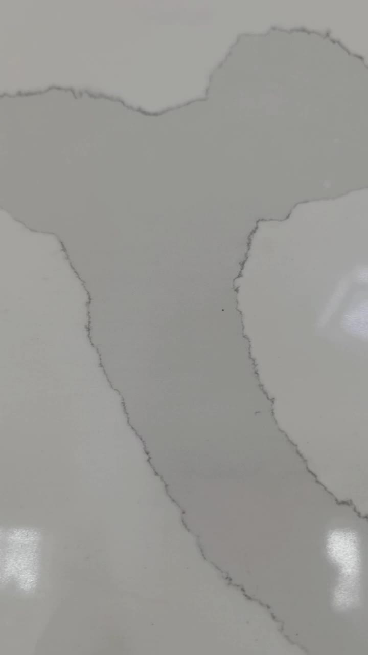 White Calacatta 3200*1600*20 Mm Polished Artificial Stone Slabs